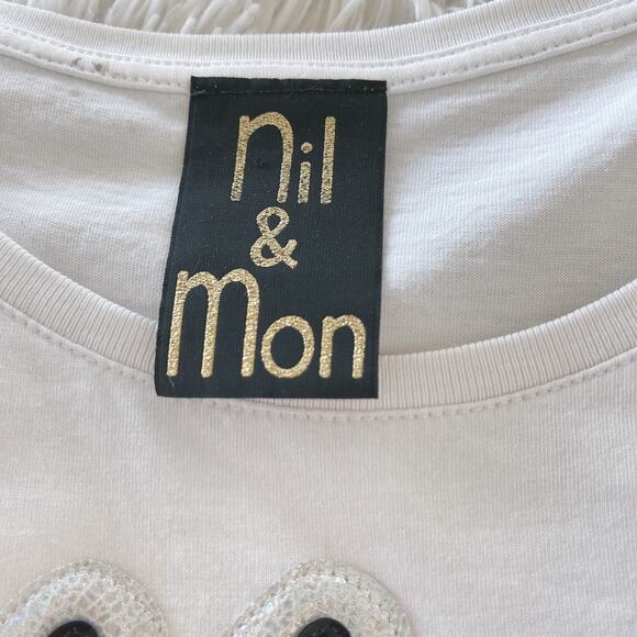 Nil & Mon Unisex Unicorn White T-shirt (S) - Picture 6 of 7